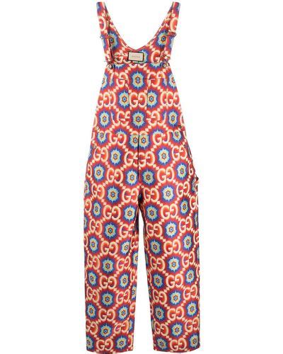 gucci red jumpsuit|vintage gucci jumpsuit.